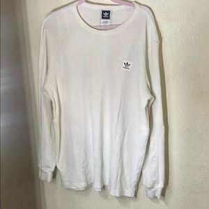 Adidas White Long Sleeve Shirt